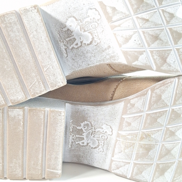 Circus By Sam Edelman Gatso Emo Faux Leather Taupe Women's Combat Boots, 9.5 - Picture 12 of 14